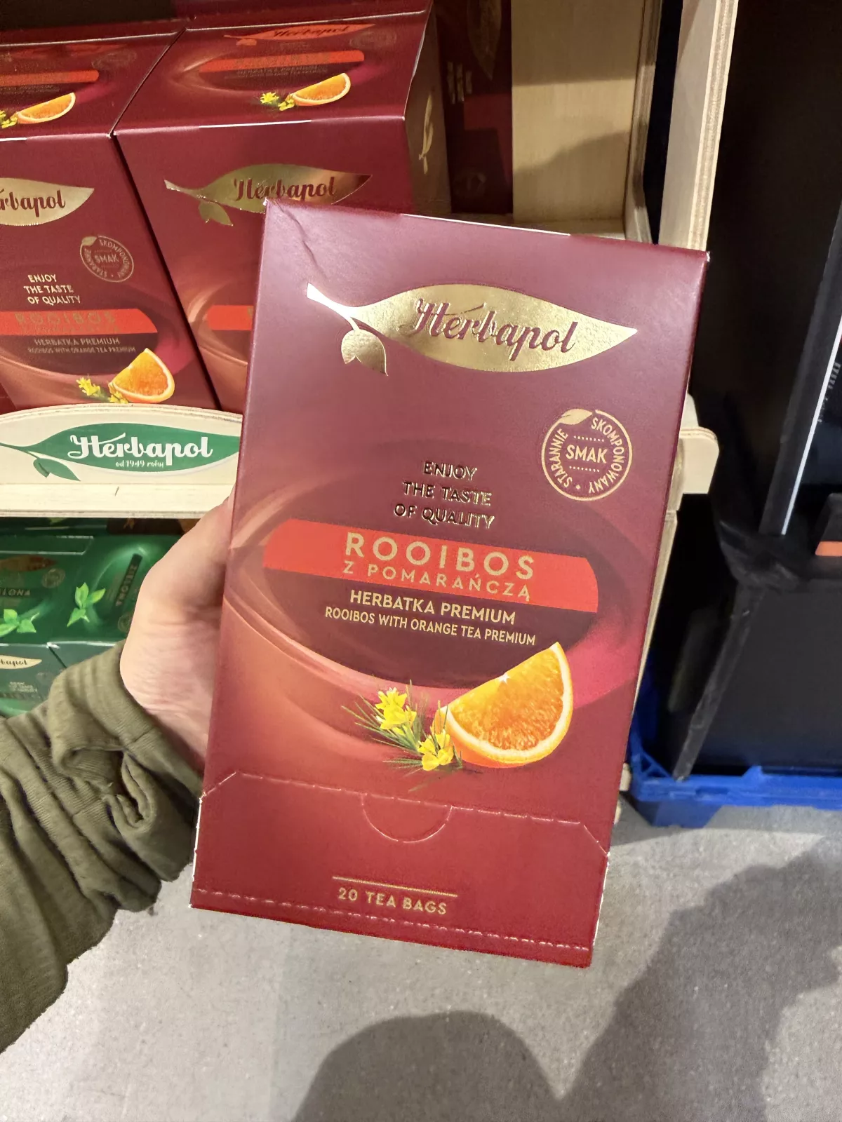 Herbapol Rooibos z pomarańczą Herbatka Premium | 30g