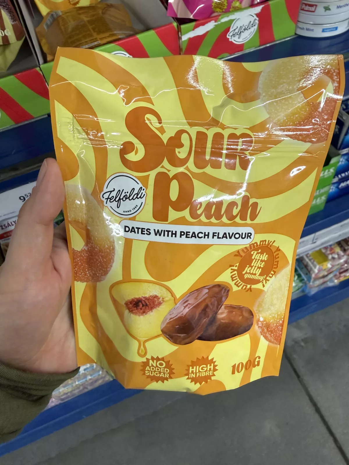 Felföldi Sour Peach / Daktyle o smaku brzoskwiniowym | 100g