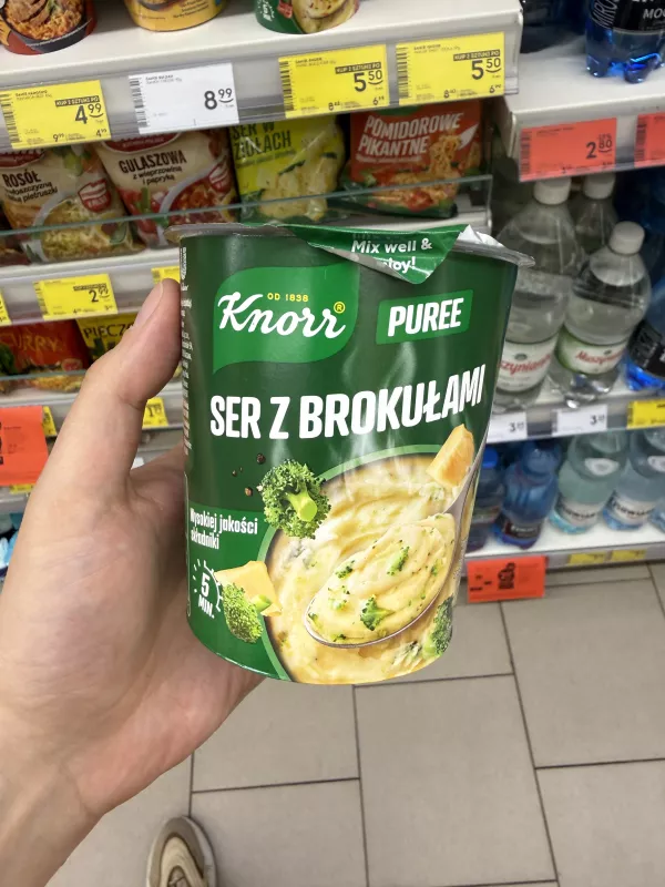 Knorr Puree Ser z brokułami | 50g