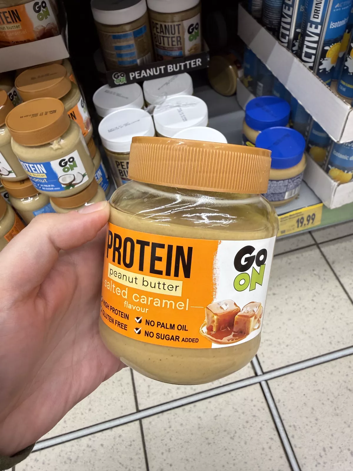 Go On Protein Peanut Butter Salted Caramel krem orzechowy o smaku słonego karmelu | 350g