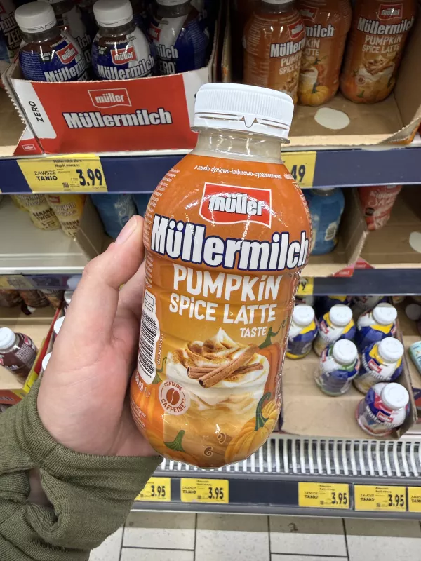 Müllermilch Pumpkin Spice Latte Taste | 400g / 380ml