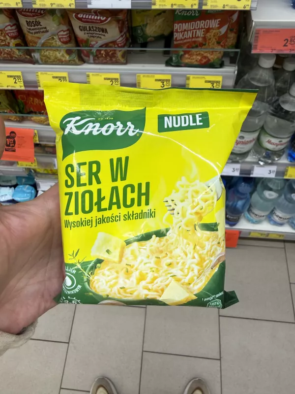 Knorr Nudle Ser w ziołach | 61g