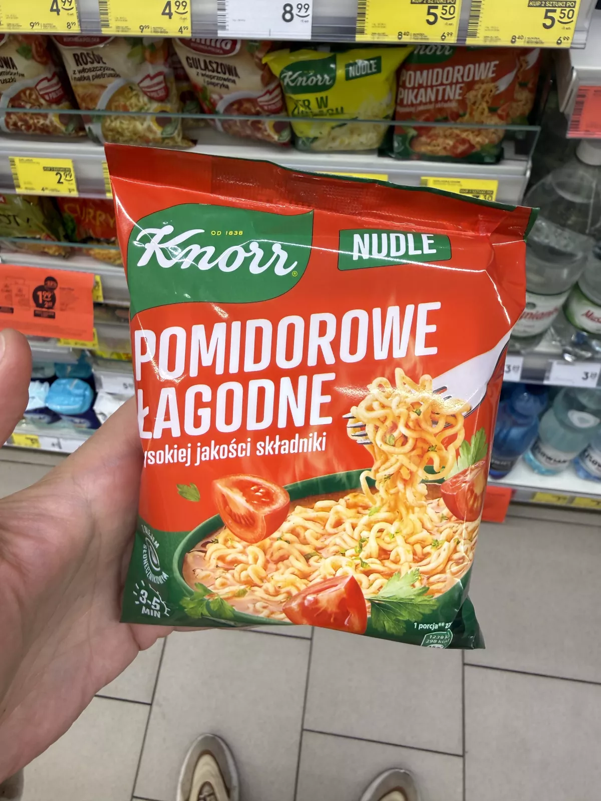 Knorr Nudle Pomidorowe łagodne | 65g