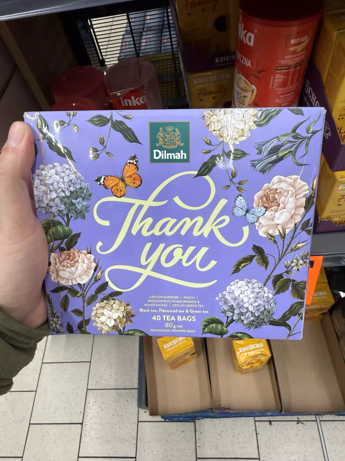 Dilmah Thank You Gift Tea / Zestaw herbat 40 torebek (w kopertach) | 80g
