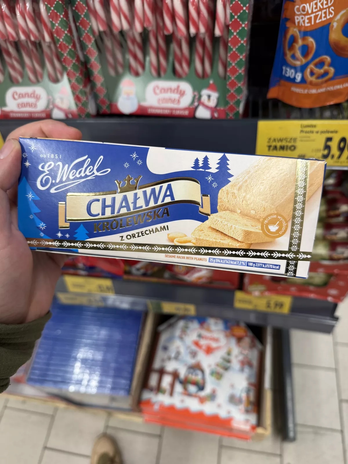 E. Wedel Chałwa Królewska z orzechami | 200g