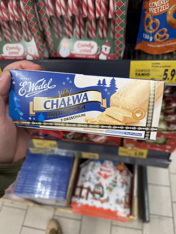 E. Wedel Chałwa Królewska z orzechami | 200g