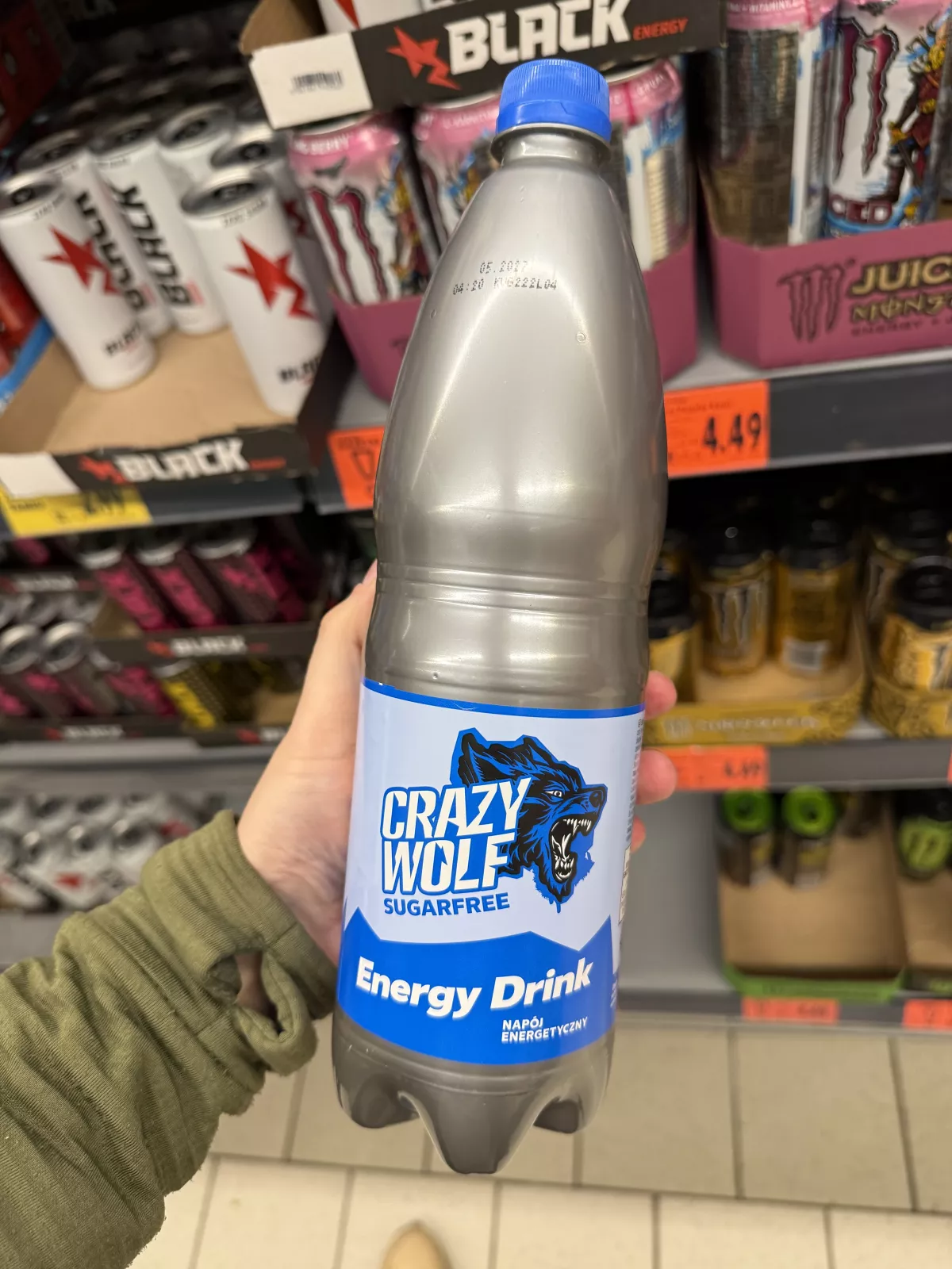 Crazy Wolf Sugarfree Energy Drink | 1L