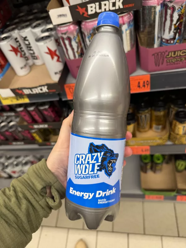 Crazy Wolf Sugarfree Energy Drink | 1L