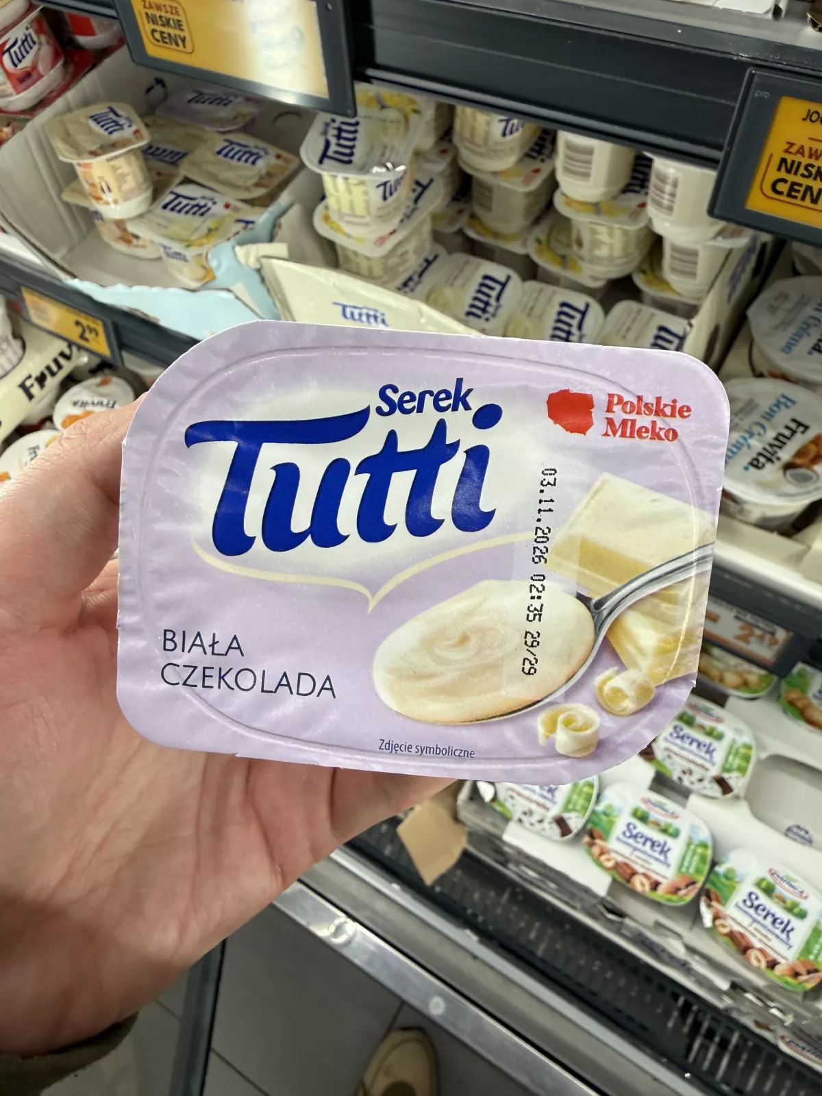 Tutti Serek Biała czekolada | 150g