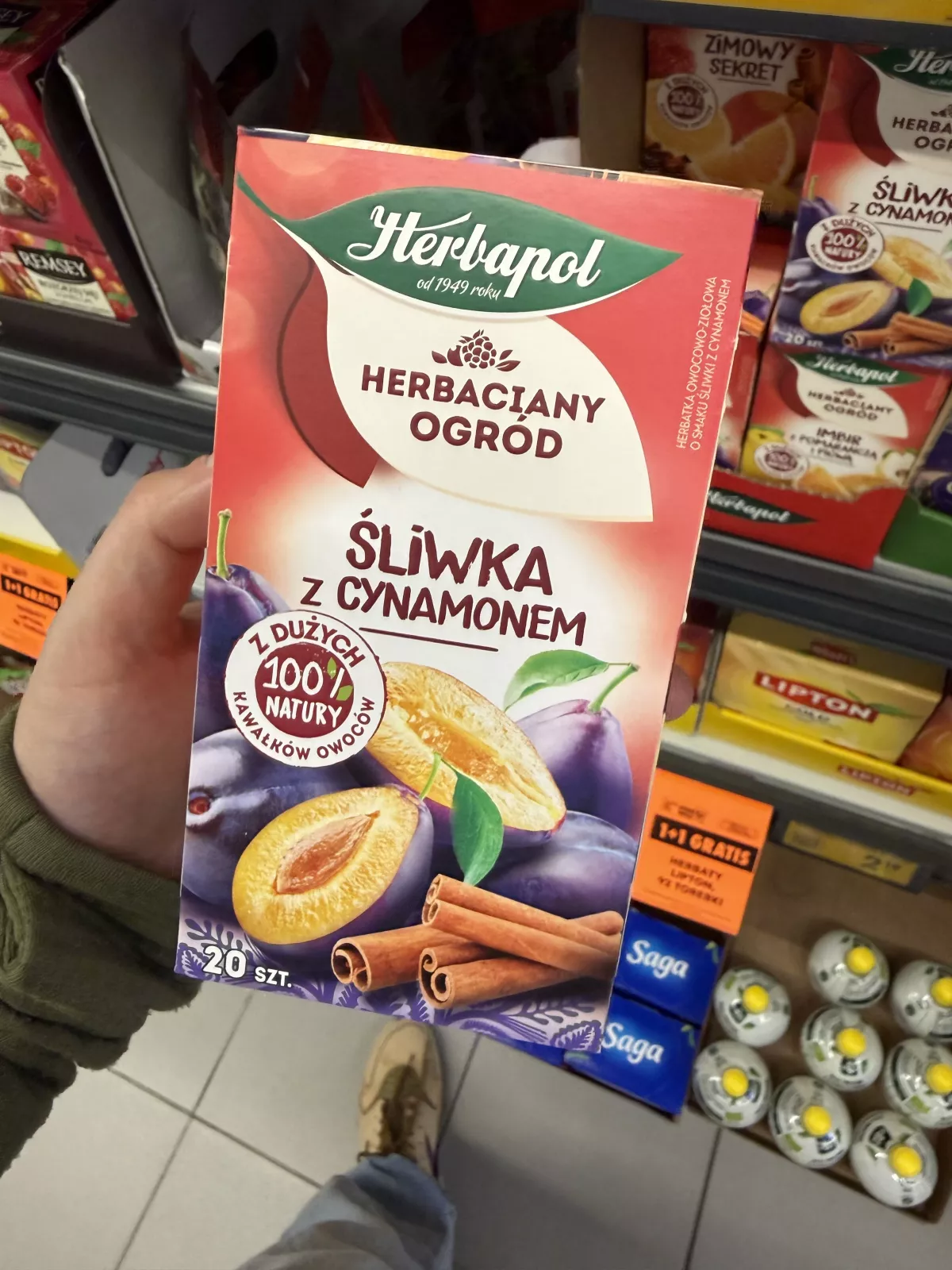 Herbapol Herbaciany Ogród Śliwka z cynamonem | 50g