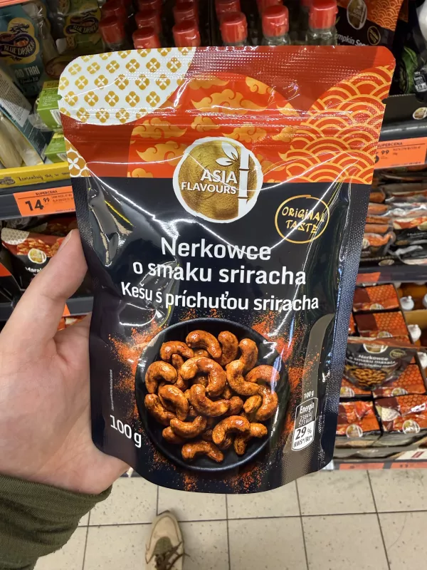 Asia Flavours Nerkowce o smaku sriracha | 100g