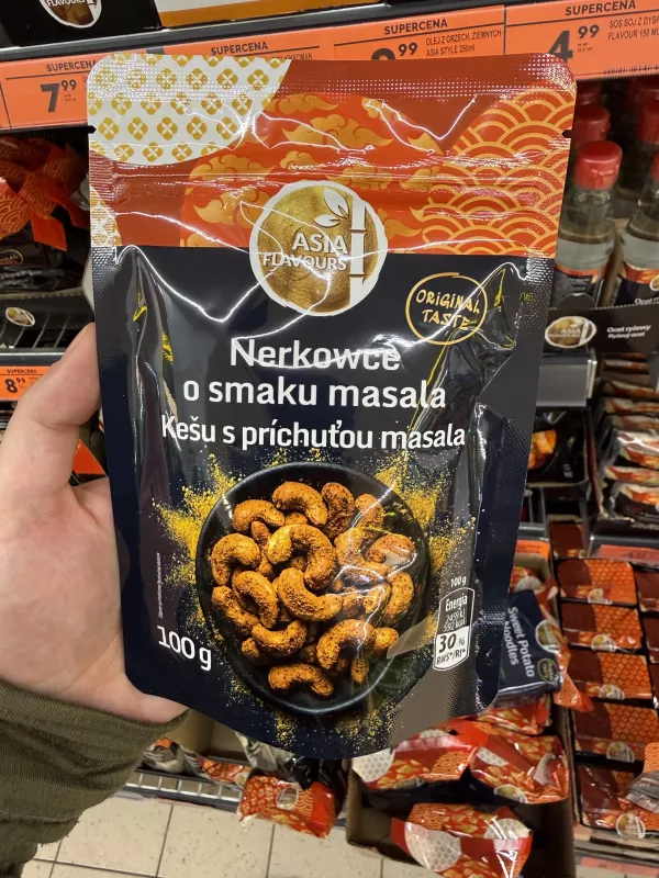 Asia Flavours Nerkowce o smaku masala | 100g