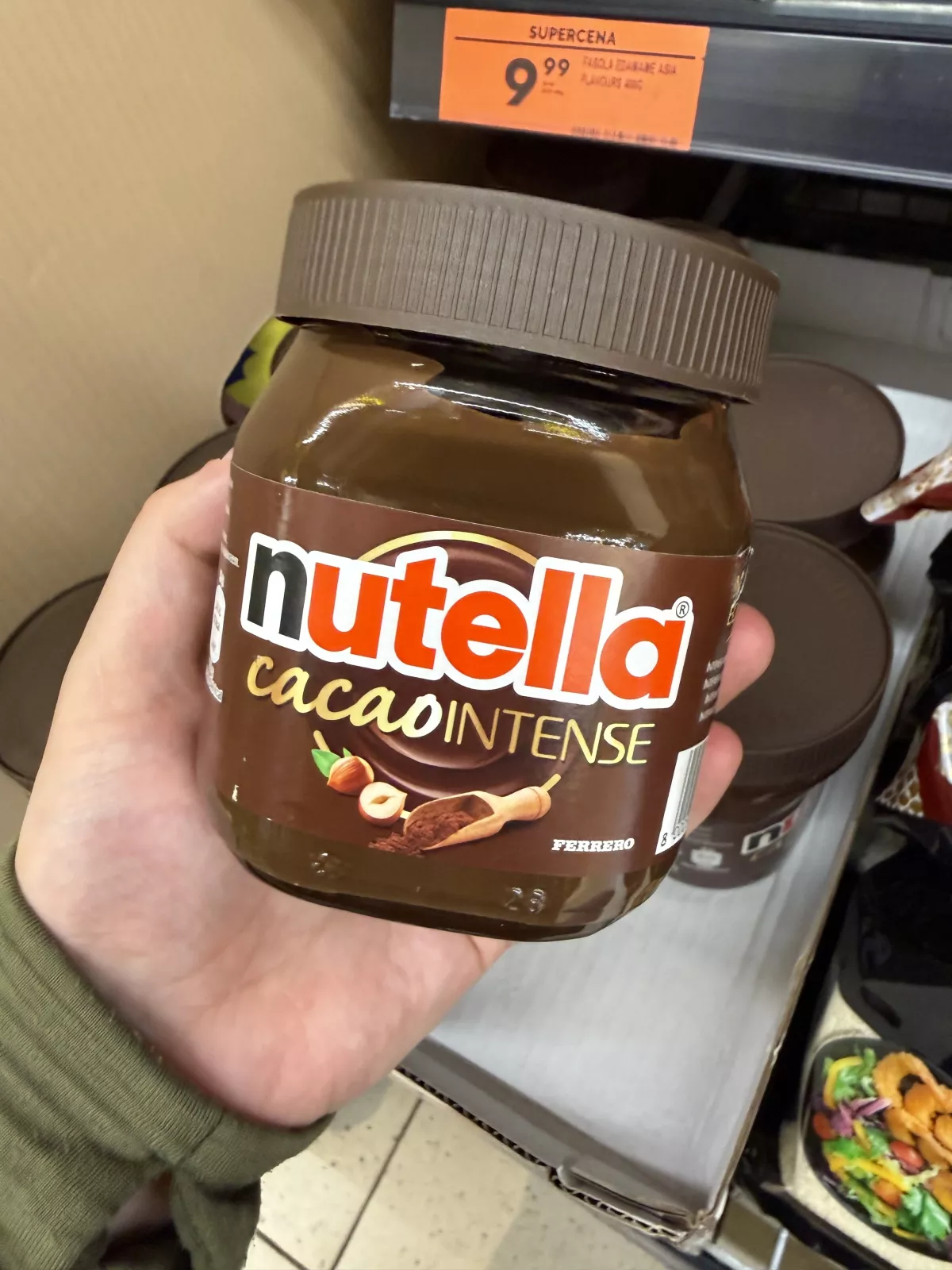 Nutella cacao Intense krem do smarowania z kakao i orzechami laskowymi | 350g