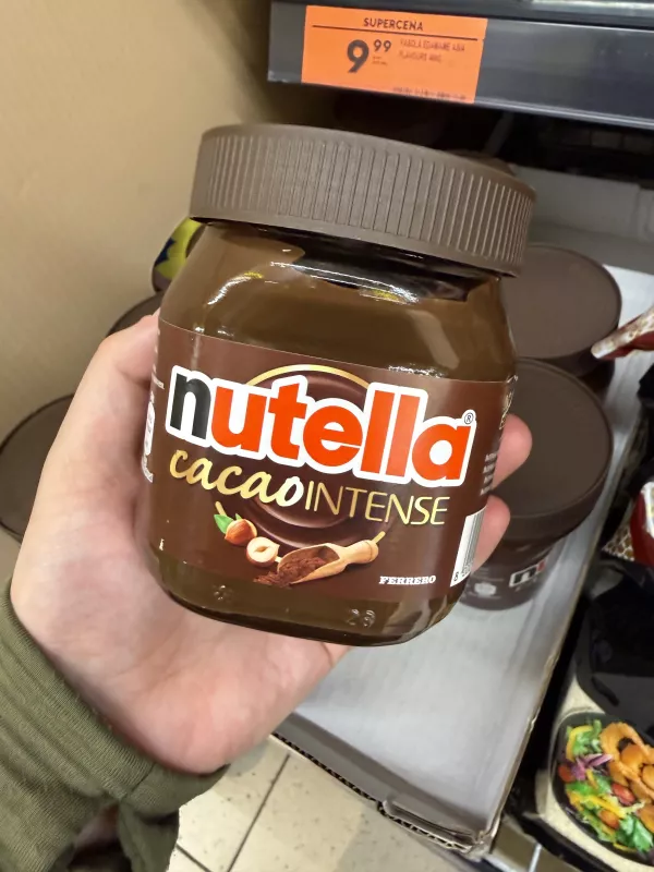 Nutella cacao Intense krem do smarowania z kakao i orzechami laskowymi | 350g