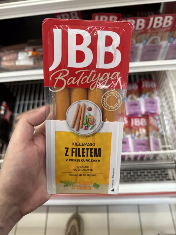 JBB Bałdyga Kiełbaski z filetem z piersi kurczaka | 190g