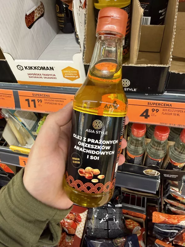 Asia Style Olej z prażonych orzeszków arachidowych i soi | 250ml