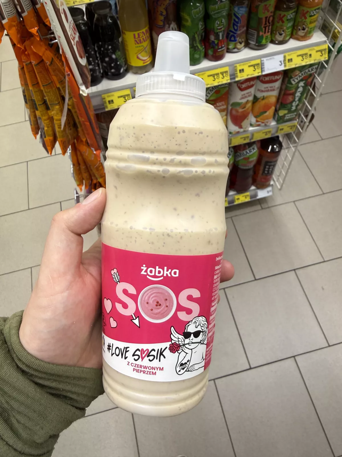 Żabka SOS #Love Sosik z czerwonym pieprzem | 510g