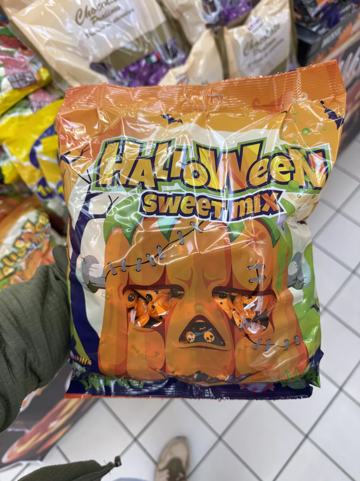 Halloween Sweet Mix owocowe cukierki do żucia | 1000g