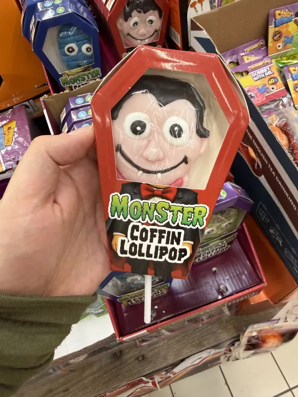Sweet’n Fun Monster Coffin Lollipop / Lizak wampir