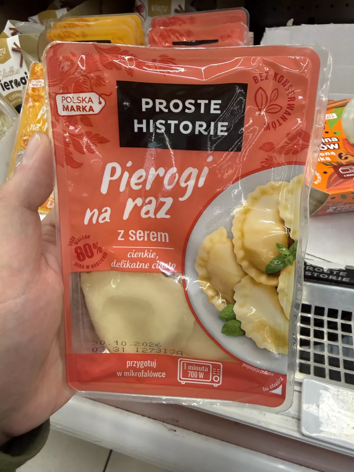 Proste Historie Pierogi na raz z serem | 180g