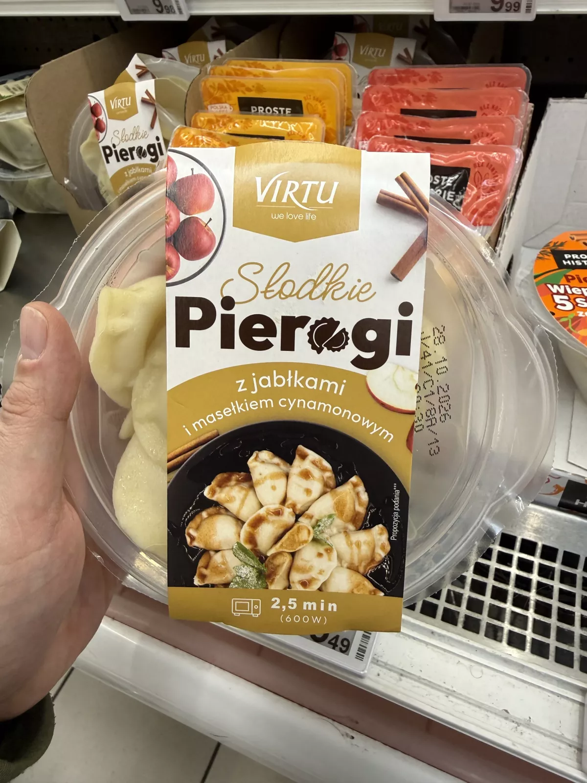 Virtu Słodkie Pierogi z jabłkami i masełkiem cynamonowym | 350g