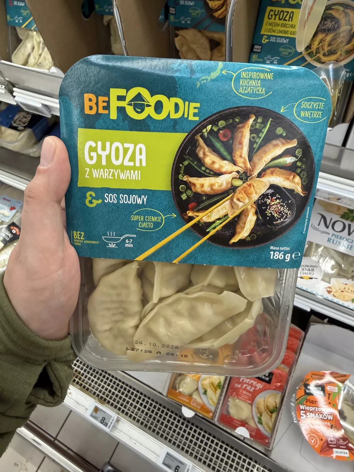 BeFoodie Gyoza z warzywami & sos sojowy | 186g