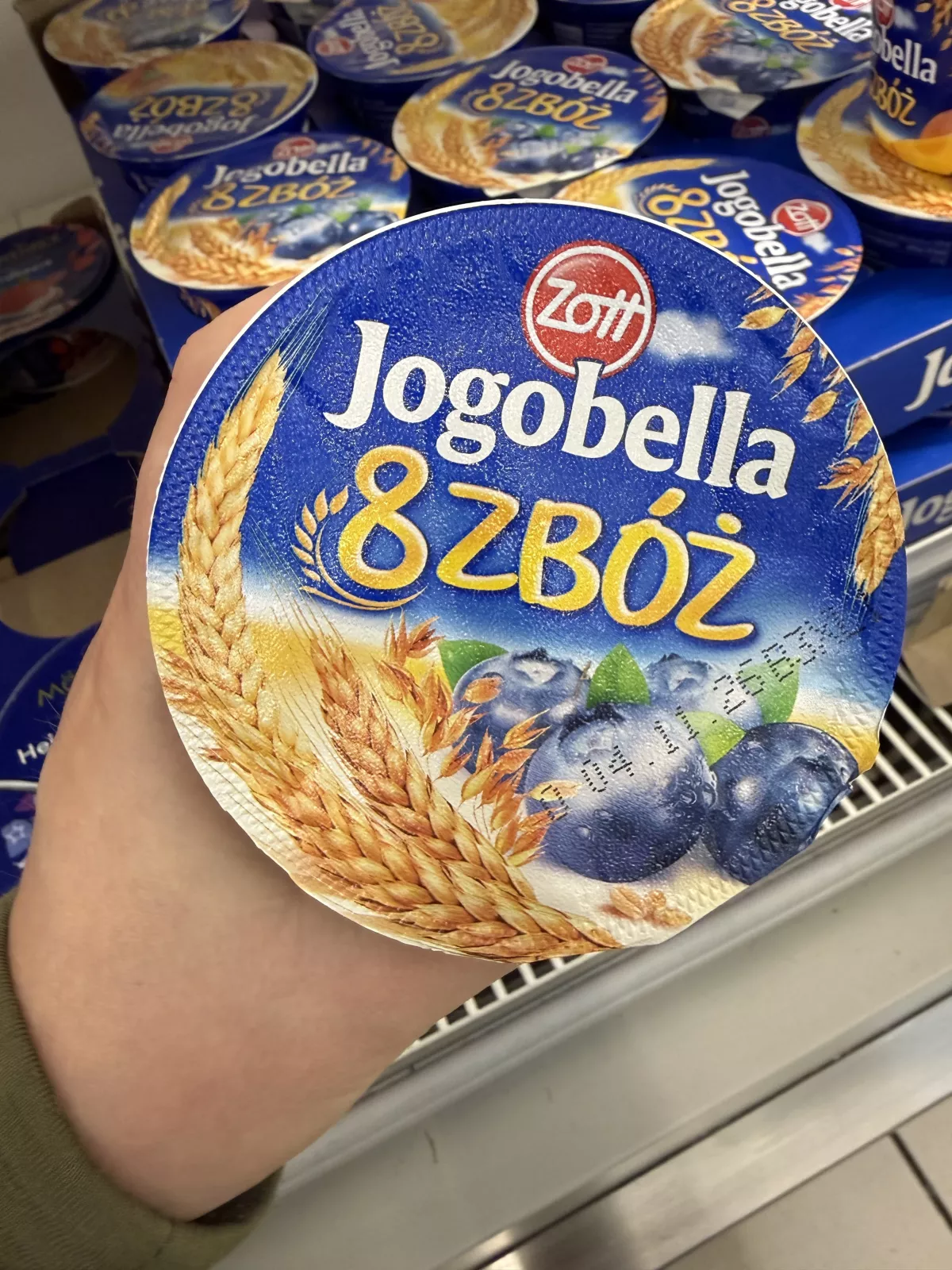 Zott Jogobella 8 Zbóż Jagoda | 200g