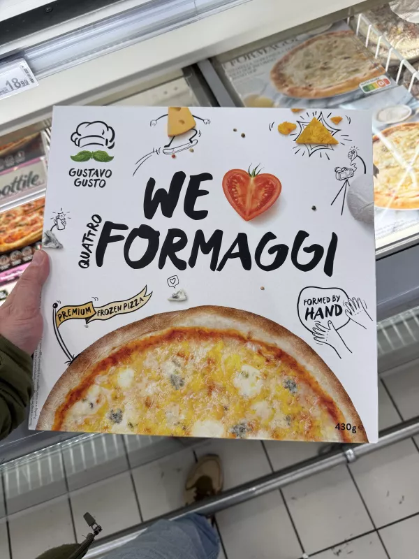 Gustavo Gusto We Love Quattro Formaggi Pizza | 430g