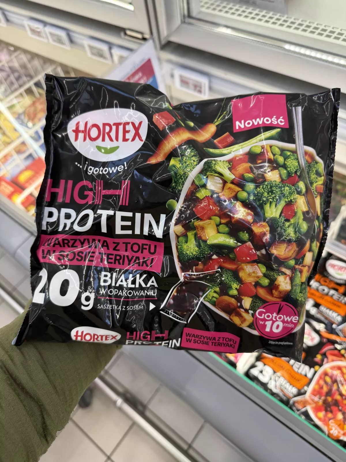 Hortex High Protein Warzywa z tofu w sosie teriyaki | 450g
