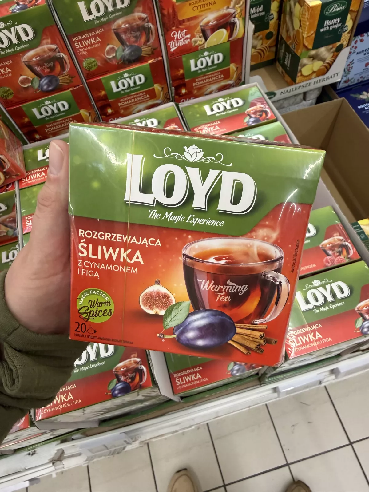Loyd Rozgrzewająca Śliwka z cynamonem i figą 20 torebek | 40g