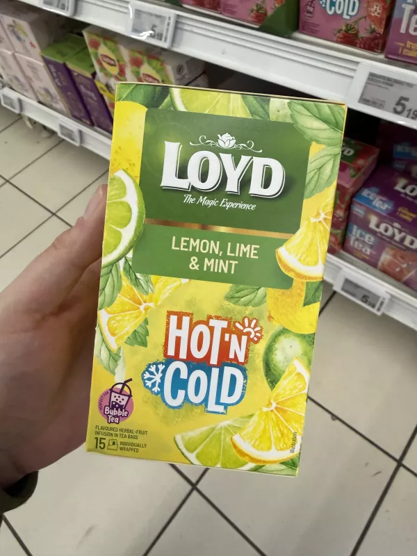Loyd Hot’n Cold Lemon, Lime & Mint 15 torebek | 30g