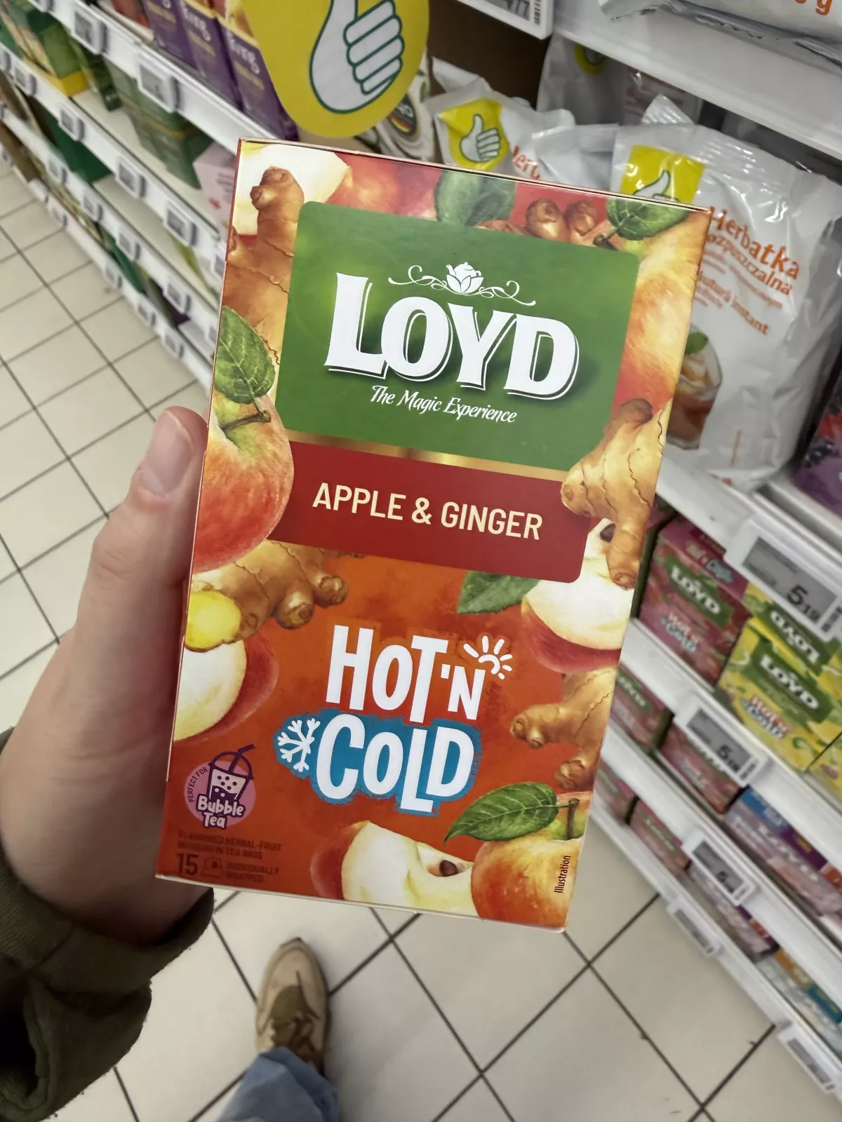 Loyd Hot’n Cold Apple & Ginger 15 torebek | 30g