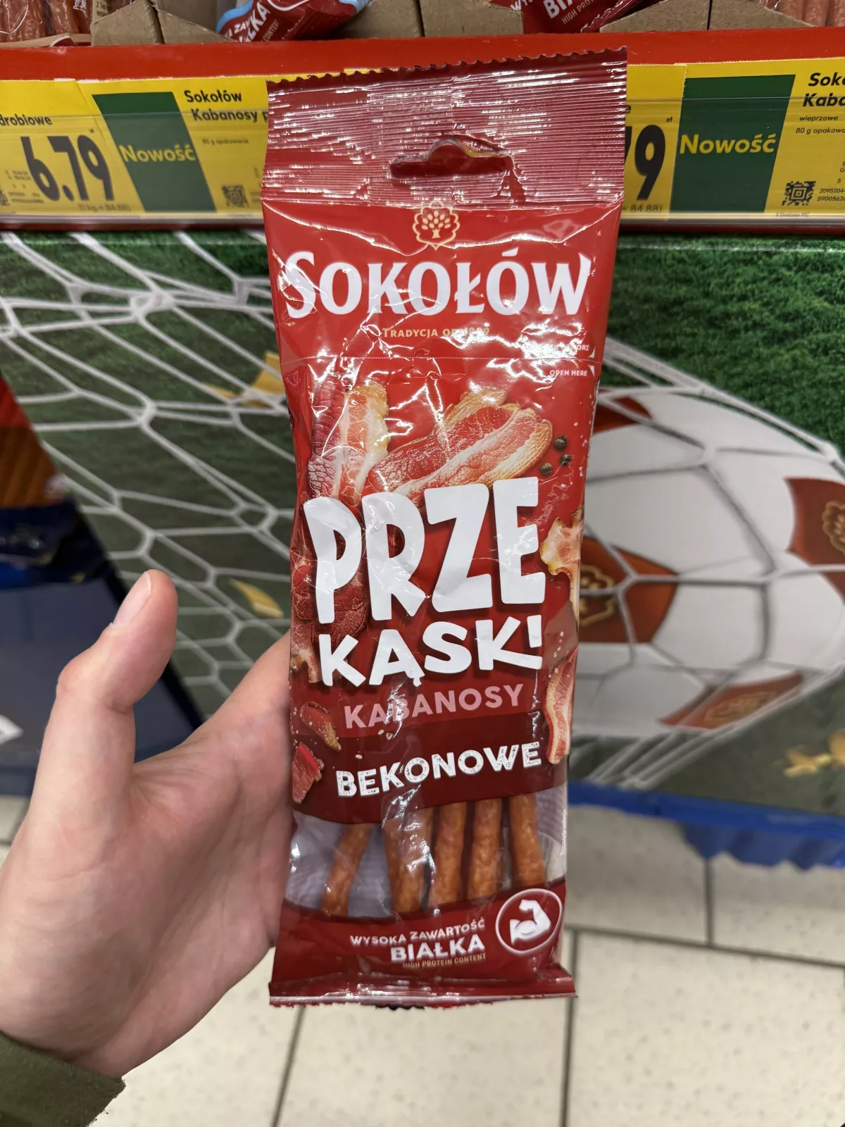 Sokołów Przekąski Kabanosy Bekonowe | 80g