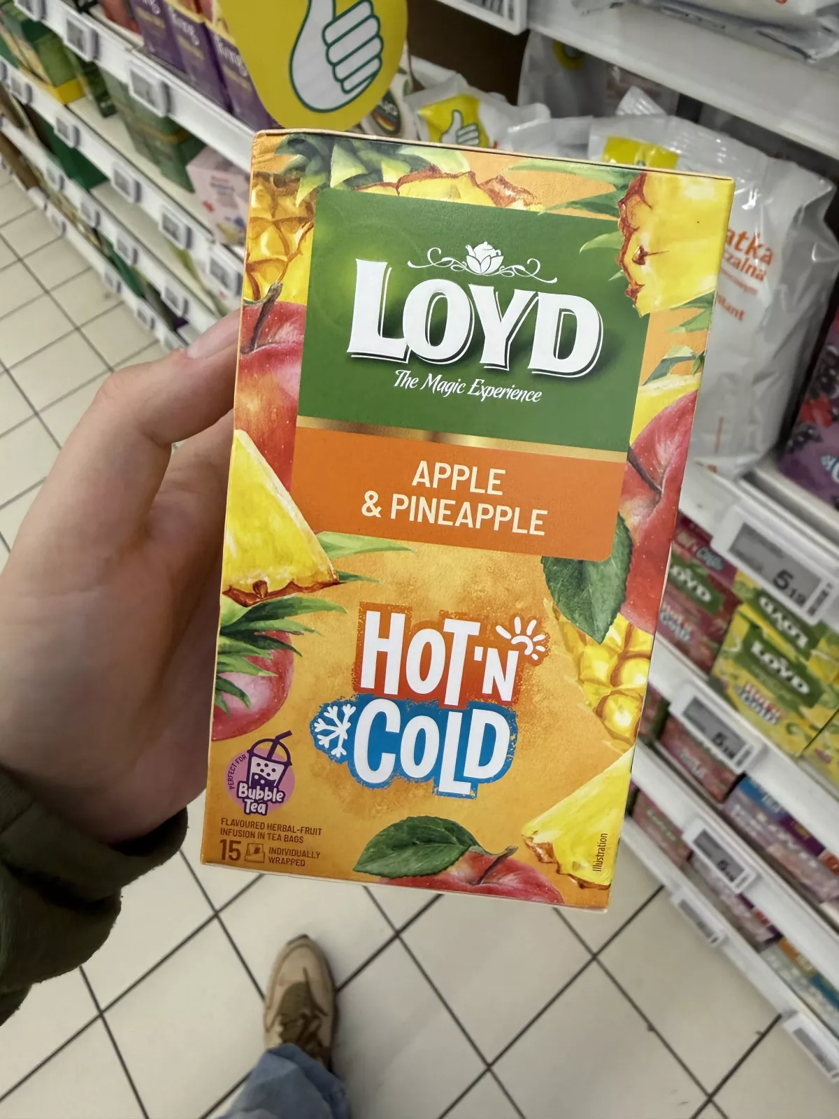 Loyd Hot’n Cold Apple & Pineapple 15 torebek | 30g