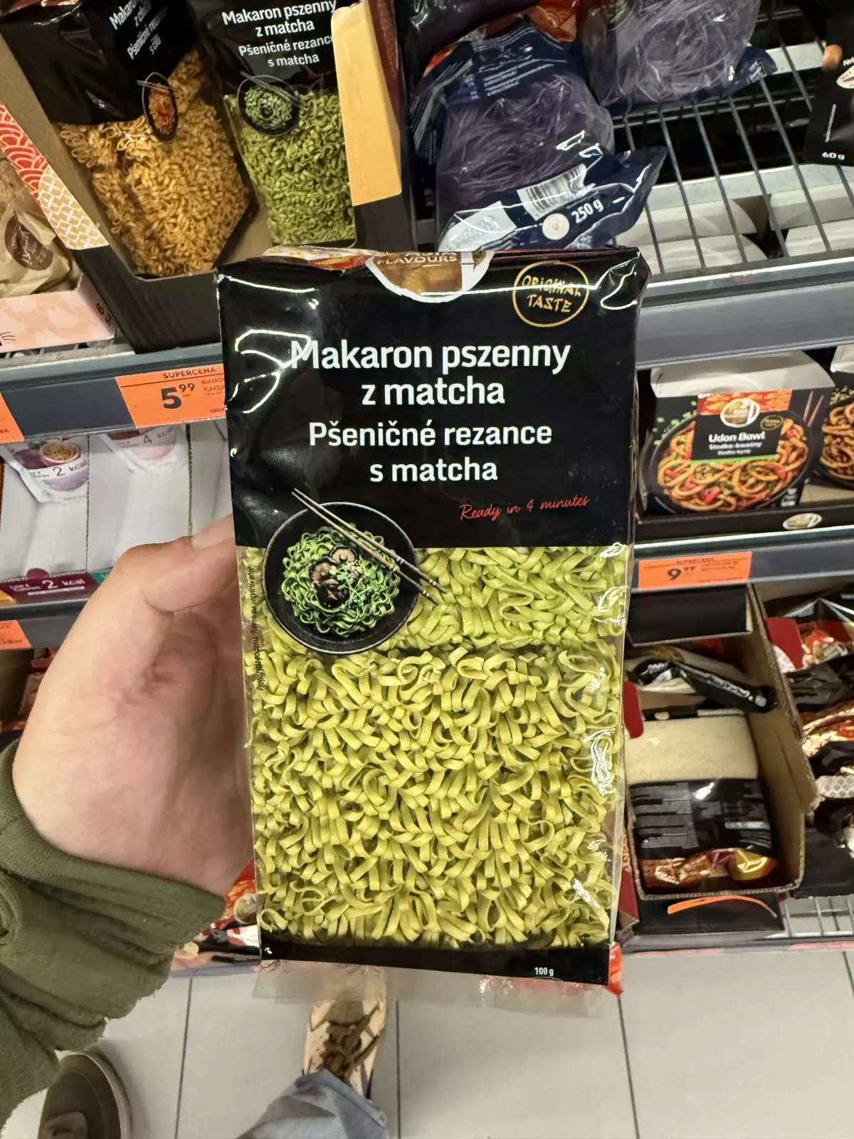 Asia Flavours Makaron pszenny z matcha | 250g