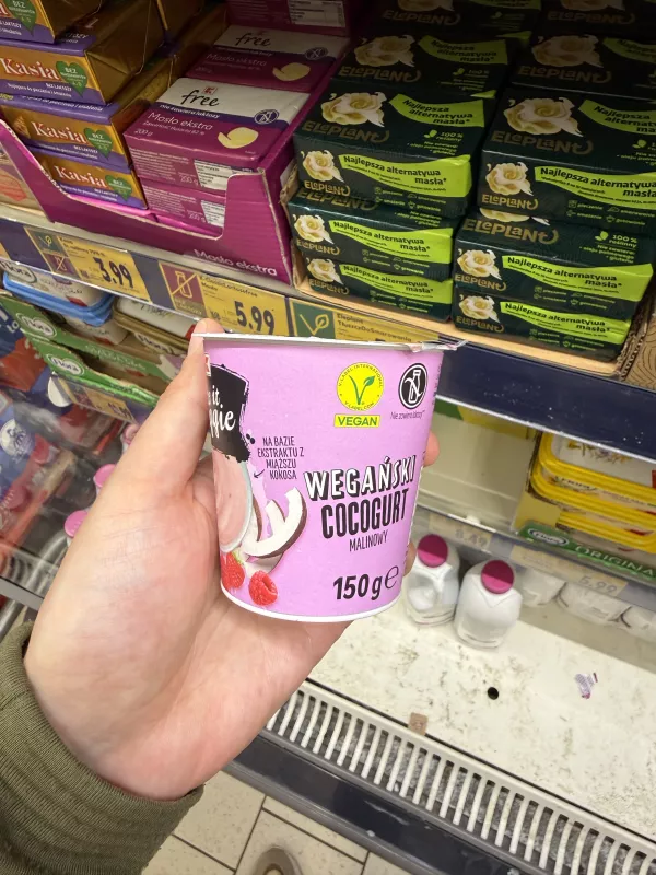 take it veggie Wegański Cocogurt malinowy | 150g