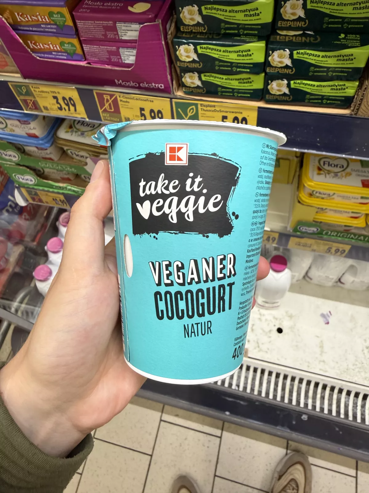 take it veggie Veganer Cocogurt Natur / Wegański fermentowany produkt kokosowy naturalny | 400g