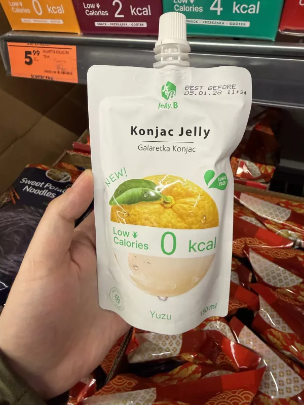 Jelly.B Konjac Jelly Yuzu / Galaretka Konjac o smaku yuzu | 150ml
