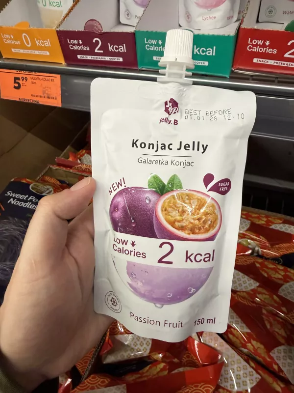 Jelly.B Konjac Jelly Passion Fruit / Galaretka Konjac o smaku marakui | 150ml