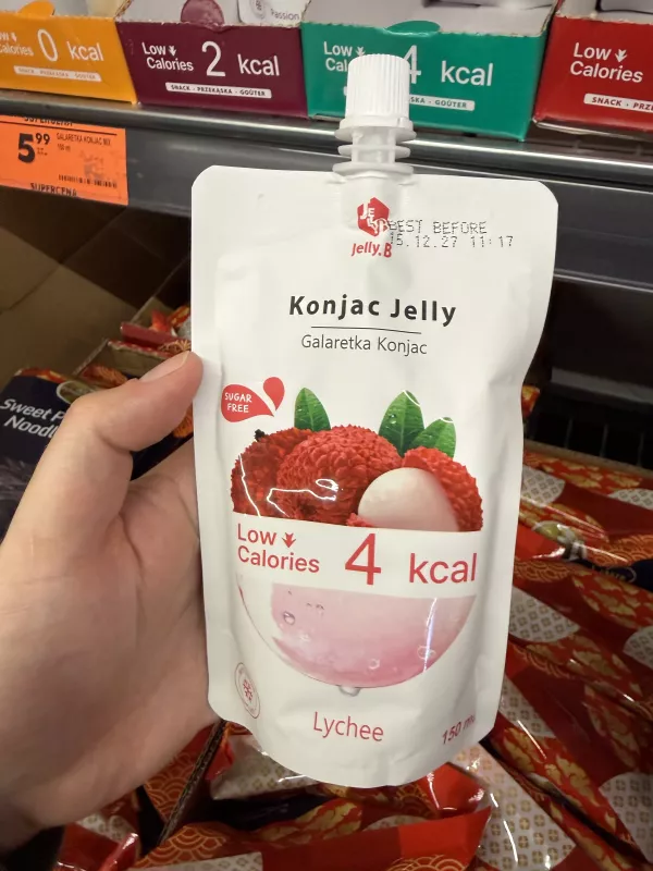 Jelly.B Konjac Jelly / Galaretka Konjac o smaku liczi | 150ml