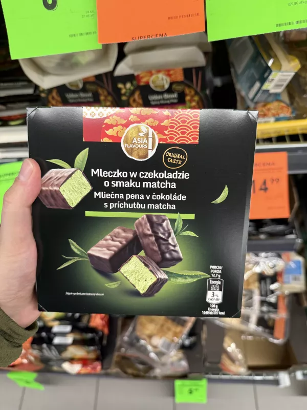 Asia Flavours Mleczko w czekoladzie o smaku matcha | 380g