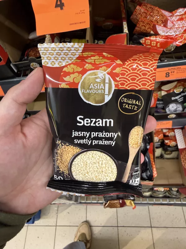 Asia Flavours Sezam jasny prażony | 50g