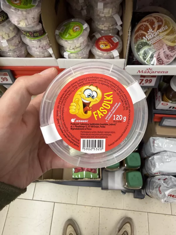 Jedność Fasolki pastylki pudrowe z sokami owocowymi | 120g