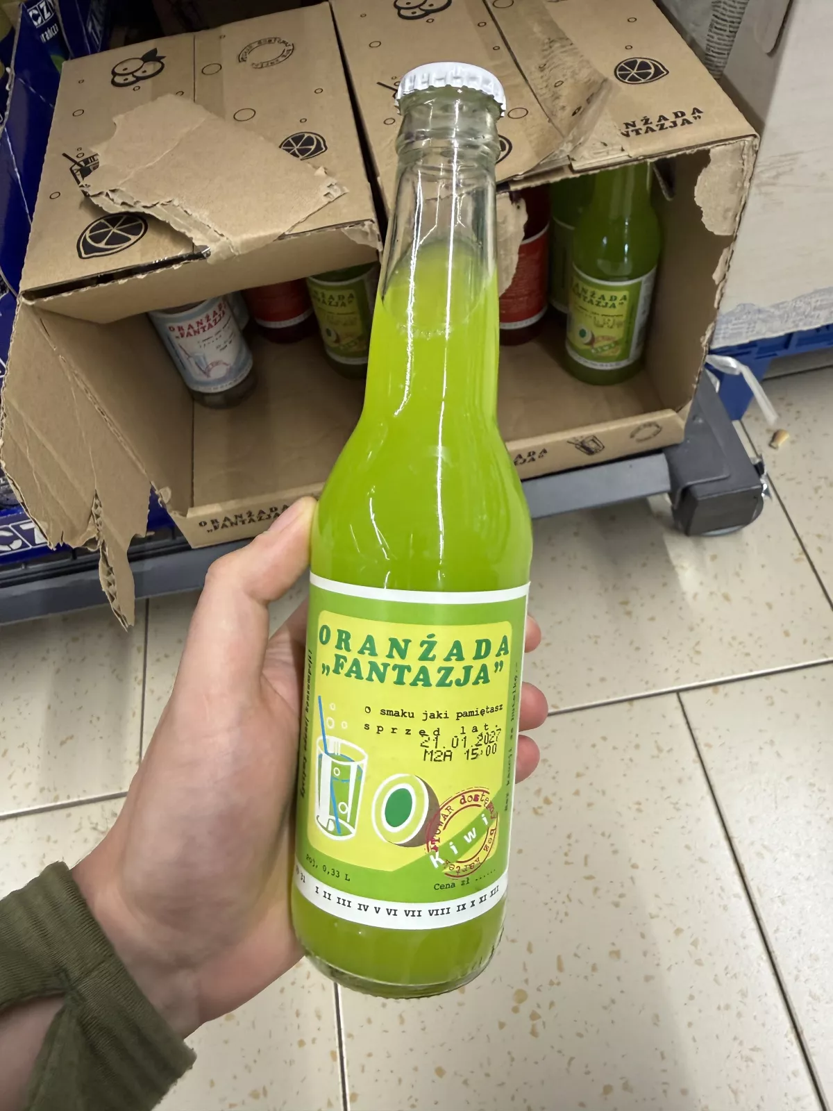 Oranżada Fantazja Kiwi Betex | 330ml