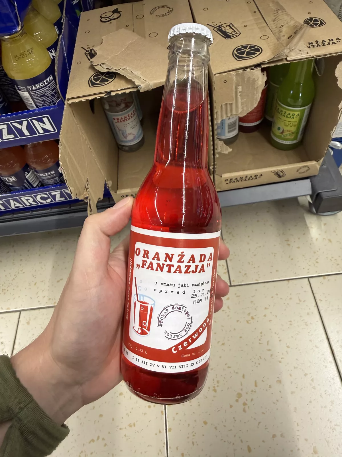 Oranżada Fantazja Czerwona Betex | 330ml