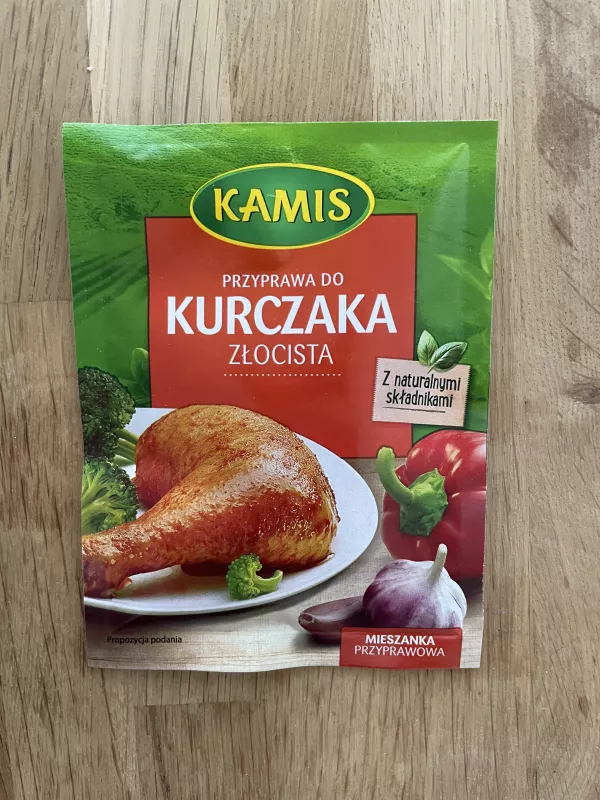 Kamis Przyprawa do kurczaka złocista | 20g