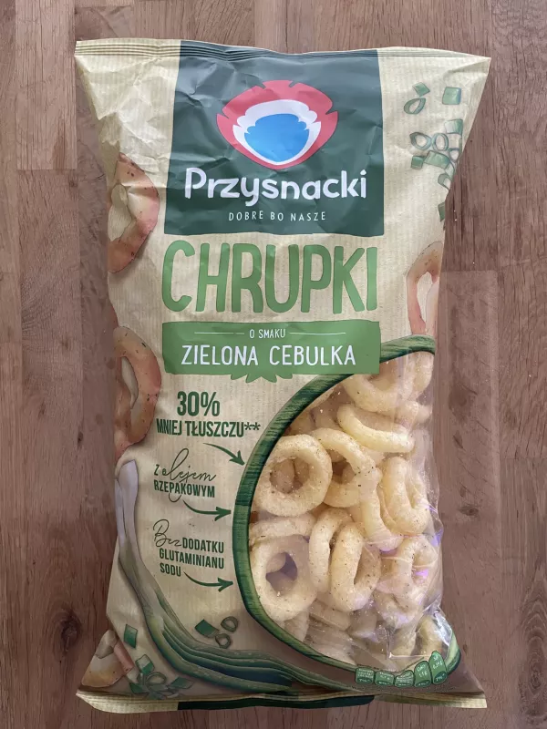 Przysnacki Chrupki o smaku zielona cebulka | 140g